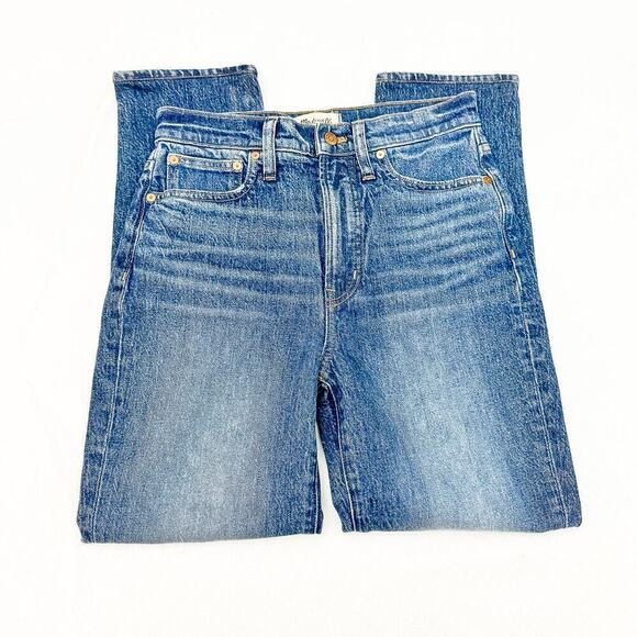 Madewell The Perfect Vintage Jean Med/Dark Wash Size 27 - Picture 4 of 10